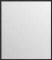 Lustro czarne wąska rama aluminiowa 70x80