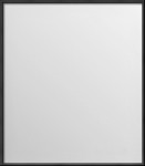 Lustro czarne wąska rama aluminiowa 70x80