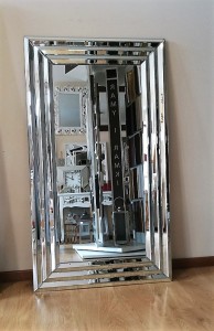 Lustro w lustrzanej oprawie 80x140