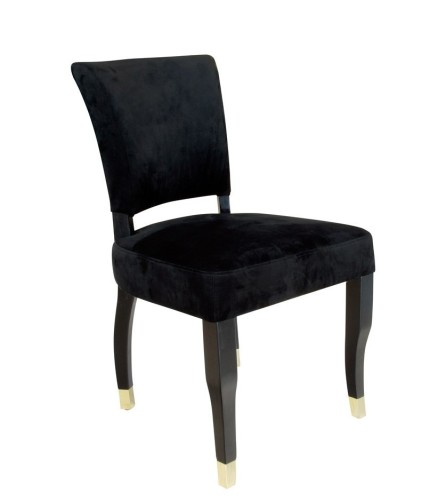 Krzesło Megan Black Velvet