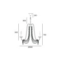 Zjawiskowa lampa wisząca MADRID 5