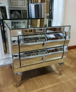 Szafka nocna lustrzana 55x42x57