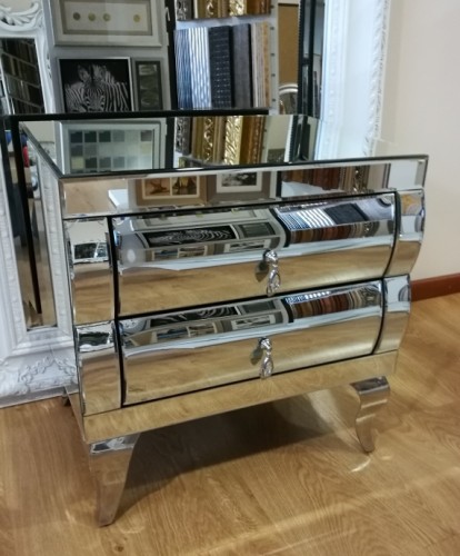 Szafka nocna lustrzana 55x42x57