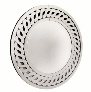 Lustro okrągłe rama lustrzana 80x80