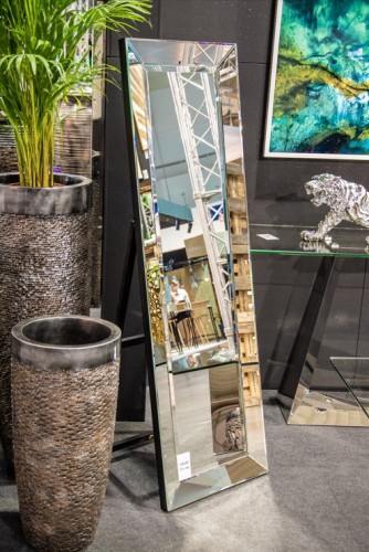 Lustro stojące z ramą lustrzaną 50x160