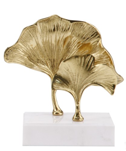 Dekoracja na biurko liść miłorzębu japońskiego