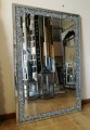 Lustro dekoracyjne rama kryształowa 80x120