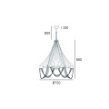 Olśniewająca lampa wisząca ROMA
