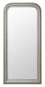 Lustro srebrne zaokrąglona rama 62x132