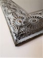 Lustro z ażurową ramą metalową 66x86